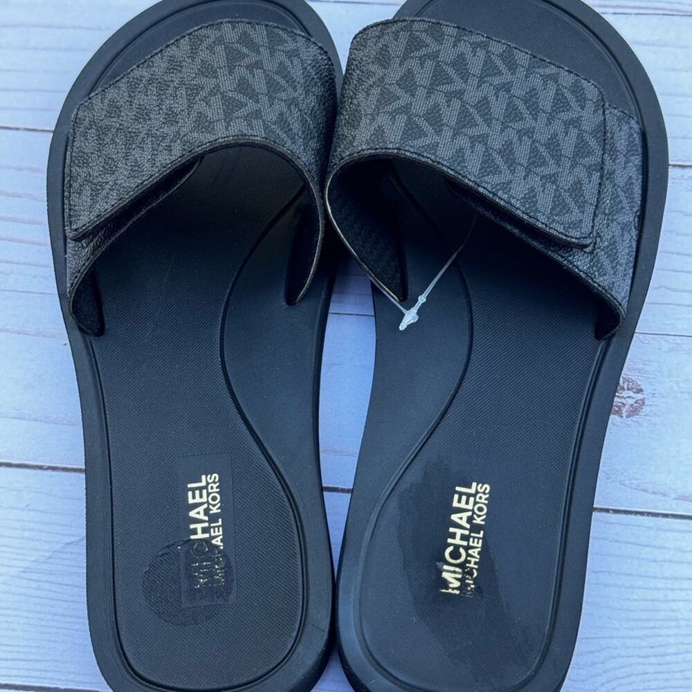 Michael Kors Women’s Secure Strap Slide Sandal Sz 7 - Picture 6 of 10